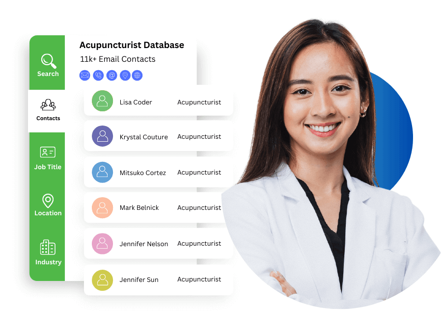 Acupuncturist Email List and Acupuncturist Contact Database in USA