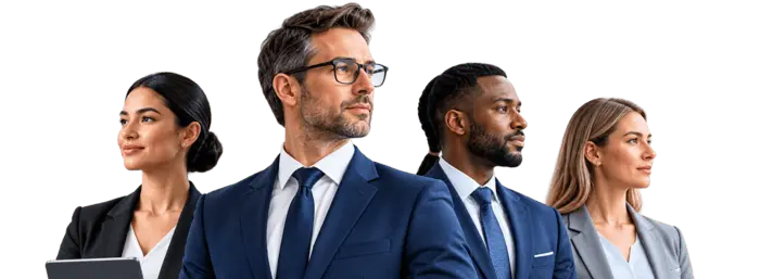 Business professionals across different industries and job functions