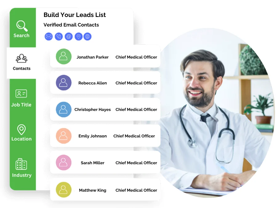 Verified Chief Medical Officer Email List Database