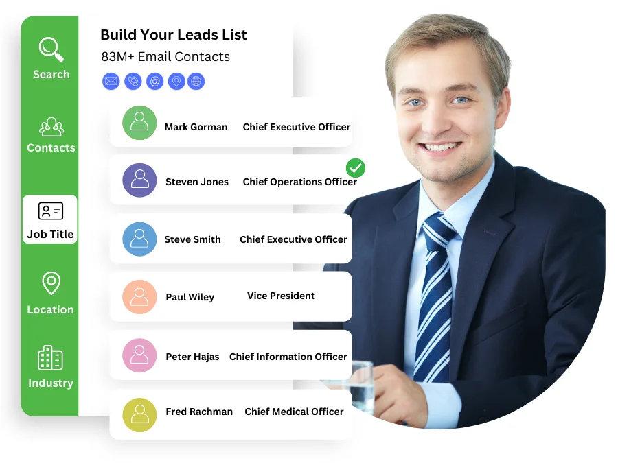 Verified COO Email List Database