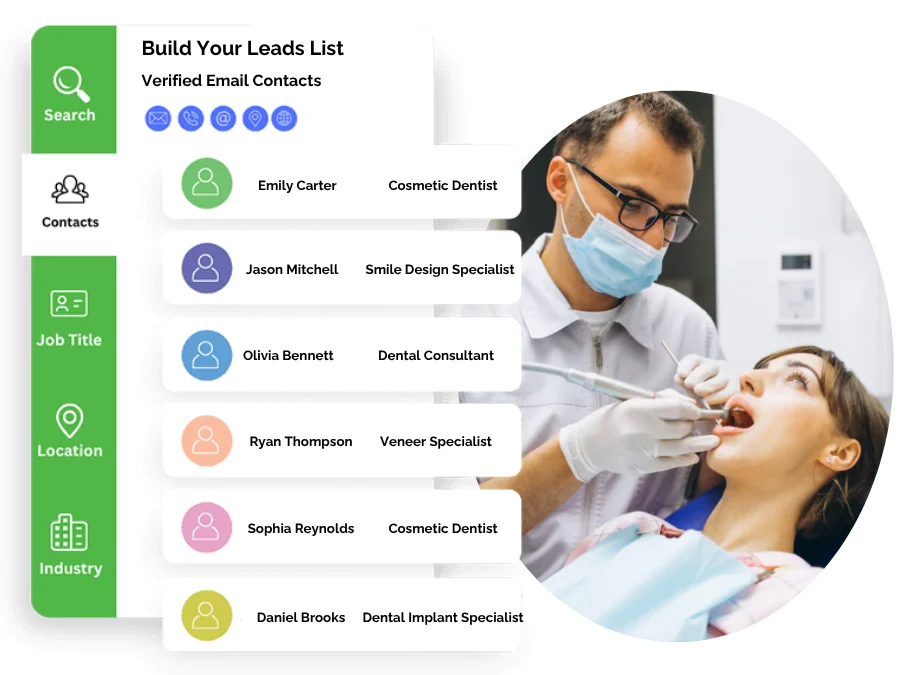 cosmetic dentist email list