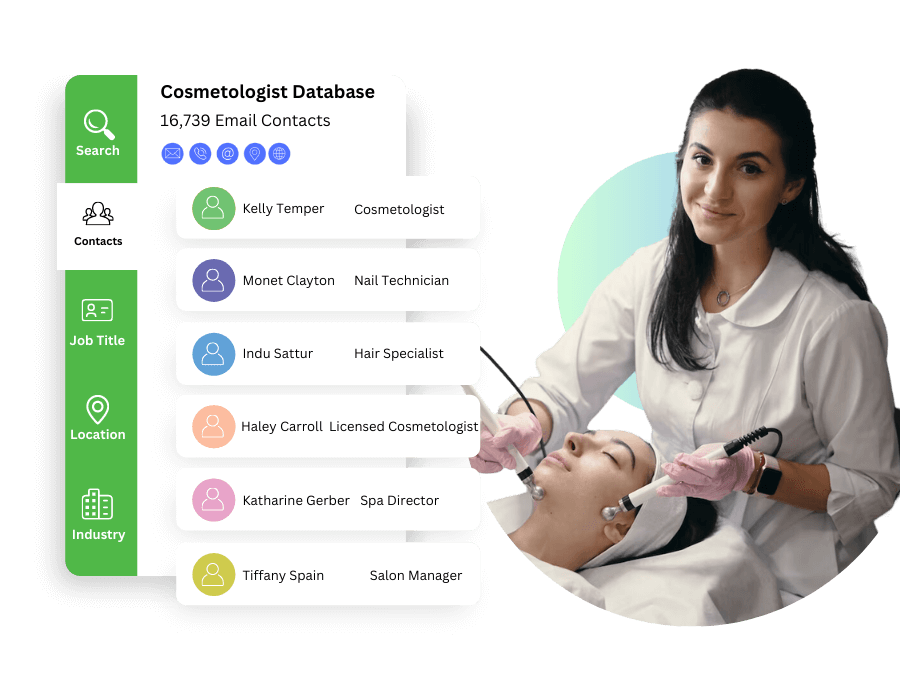 cosmetologist email list