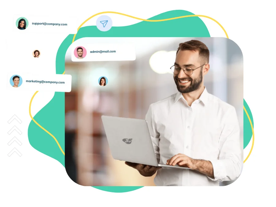 CRM-ready B2B email contacts organized for CRM data import