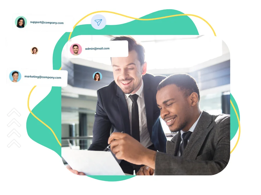 Demographic email segmentation using business contact data and audience targeting