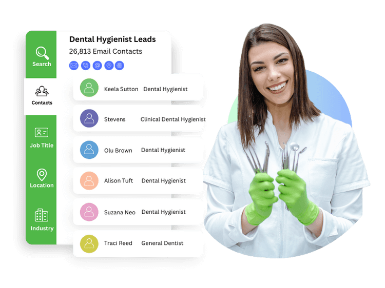 dental-hygienist email list