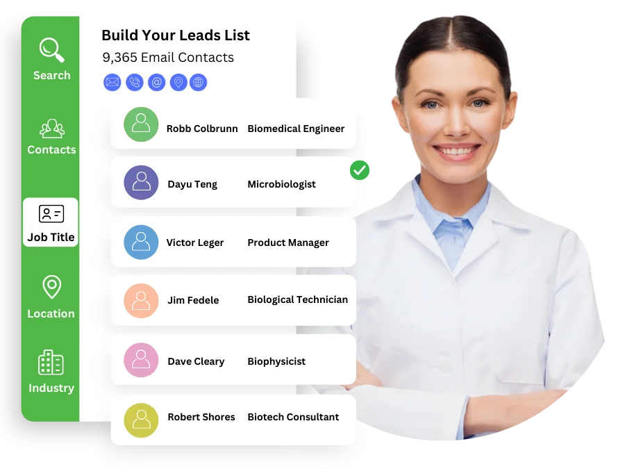 genomics and proteomics industry email list