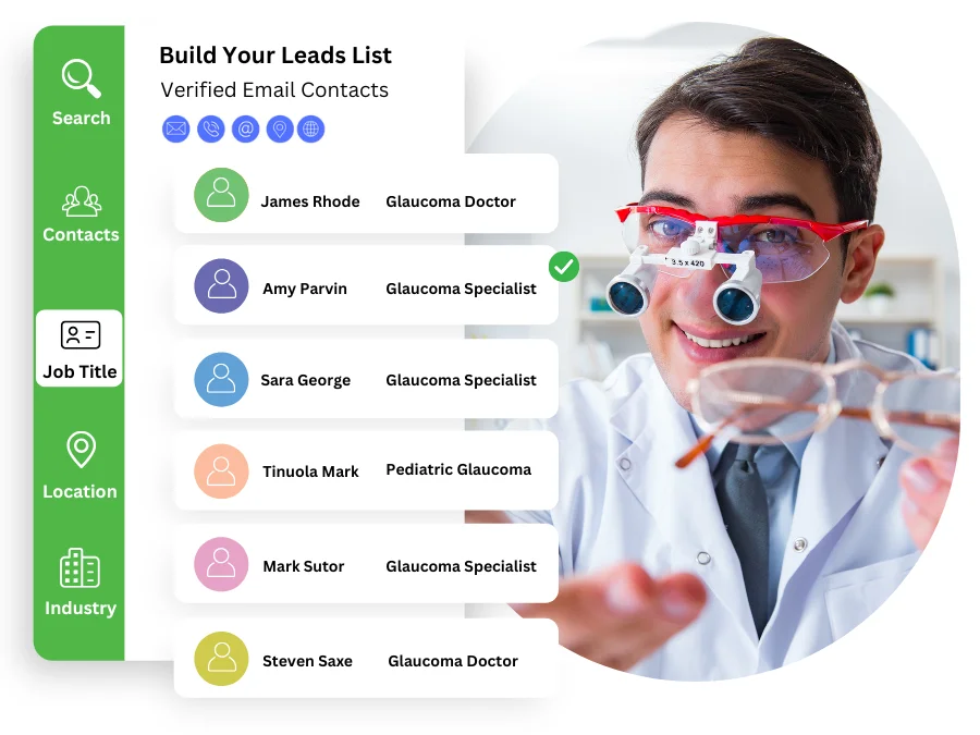 glaucoma-specialist-email-list