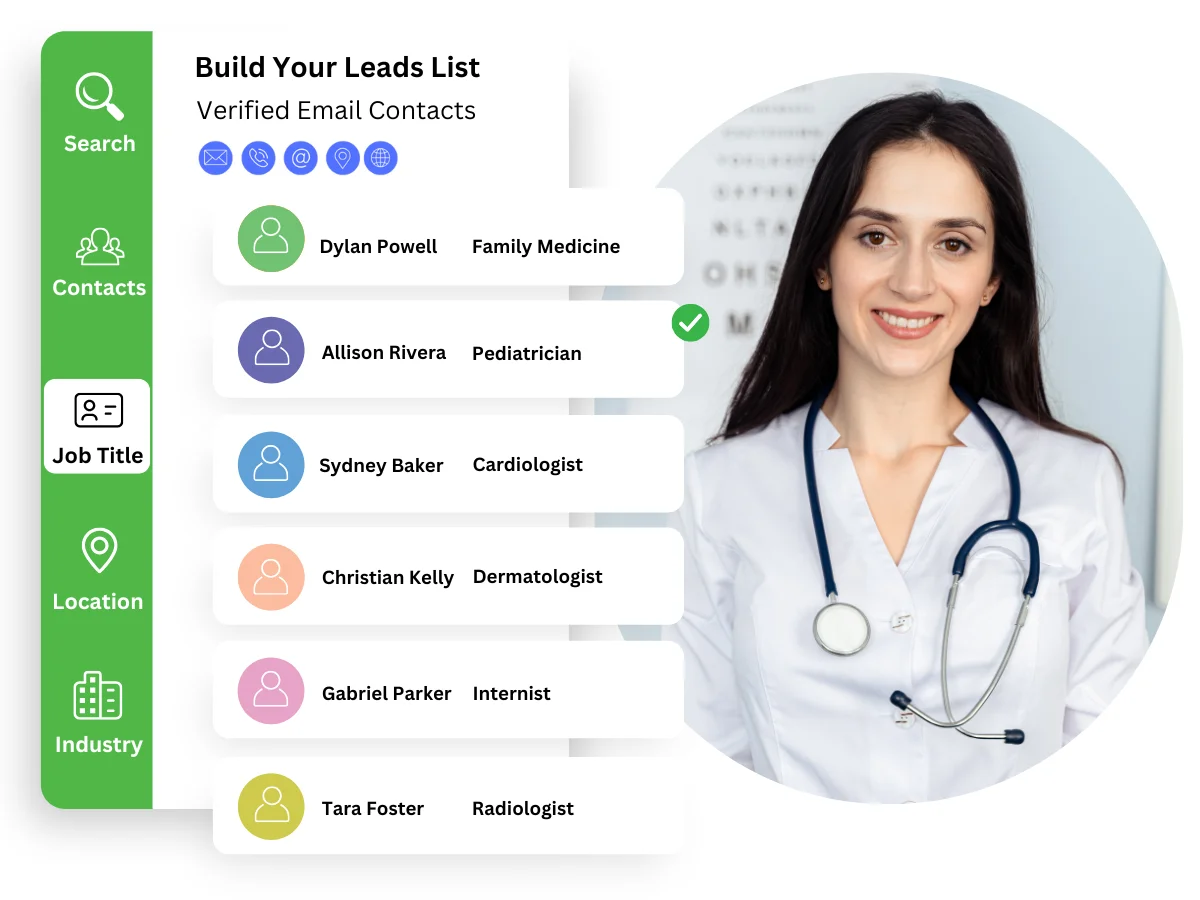 healthcare mailing list