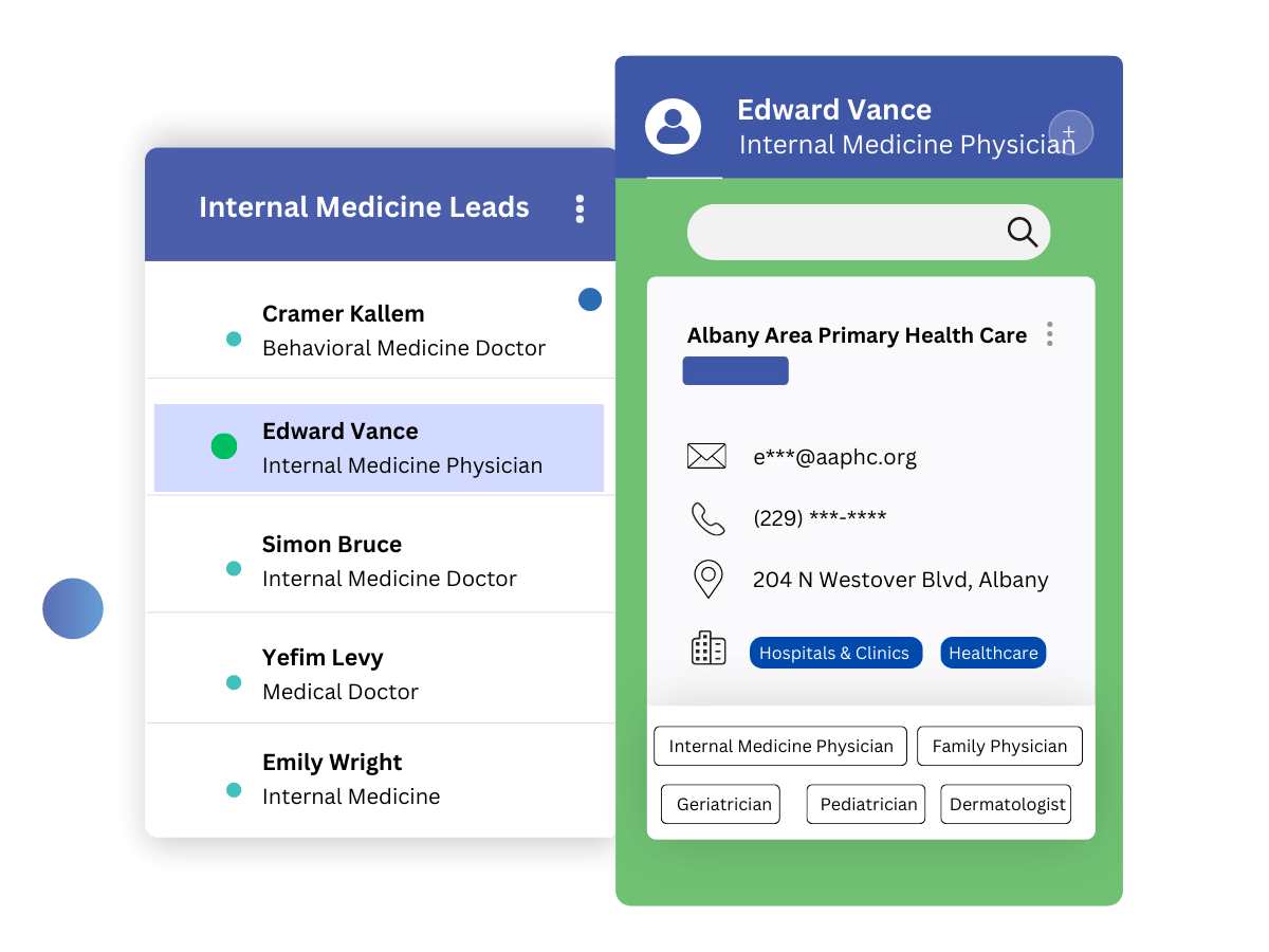internal medicine mailing list