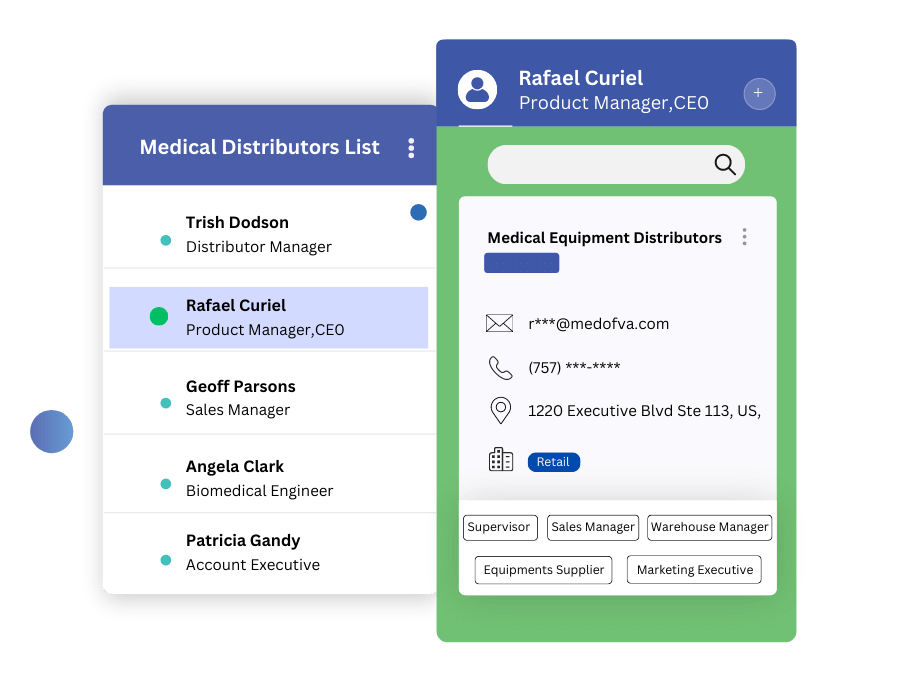 Medical Device Distributors Email List