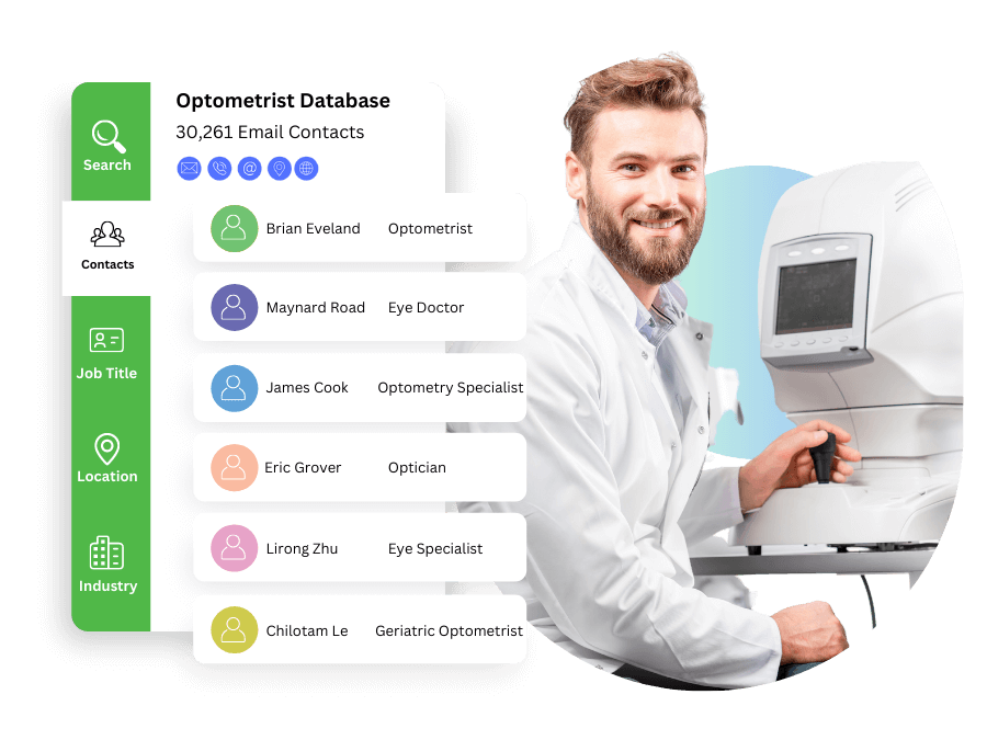 optometrist email list