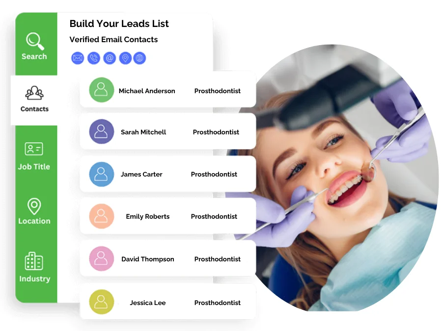 Verified Prosthodontists Email List Database
