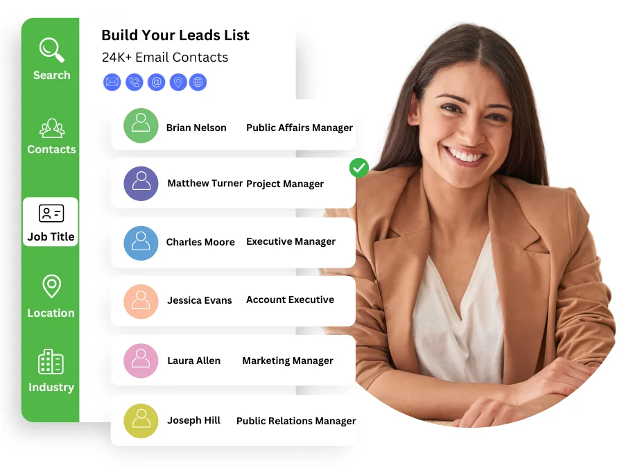public relation managers email list