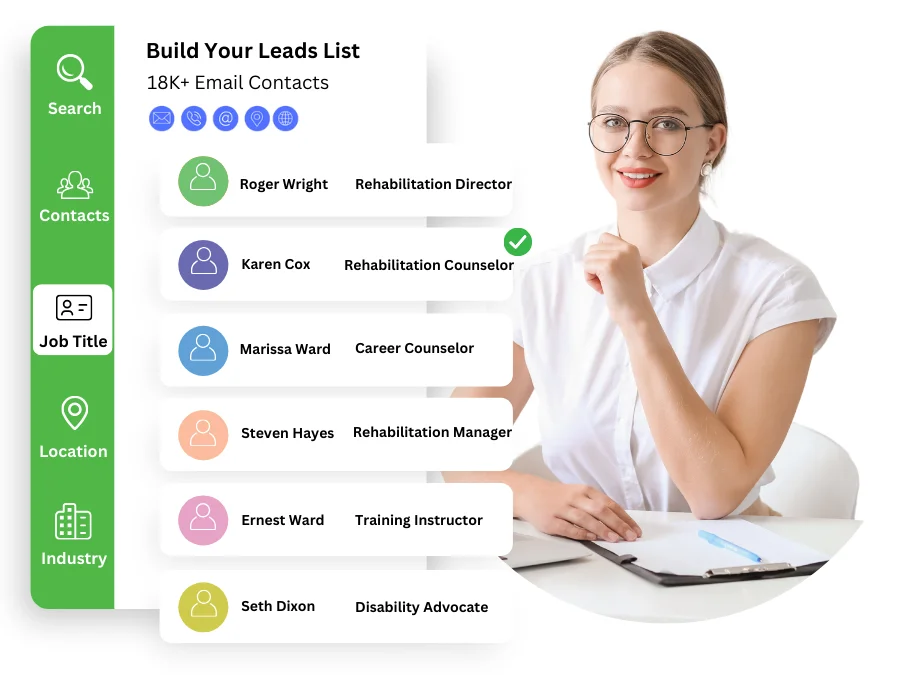rehabilitation counselor email list