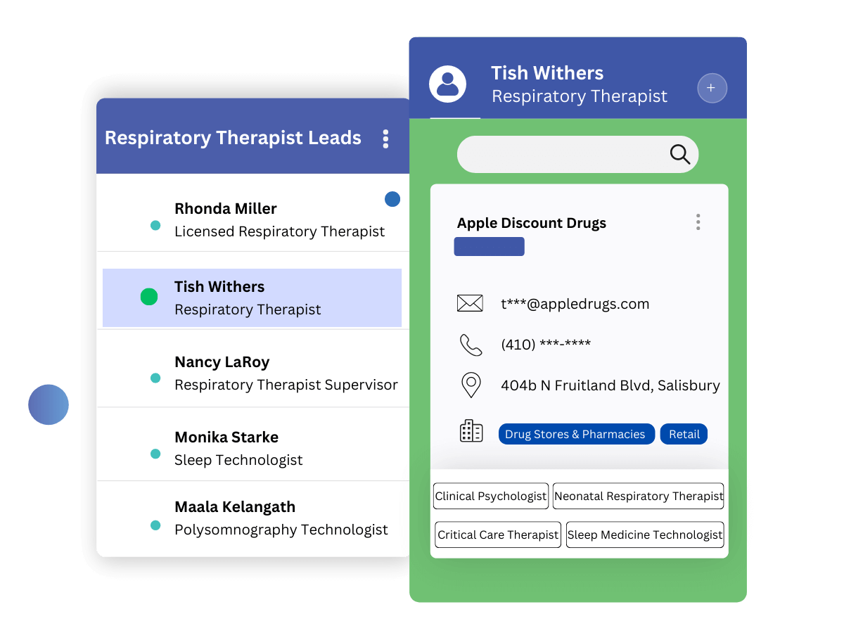 respiratory therapist mailing list