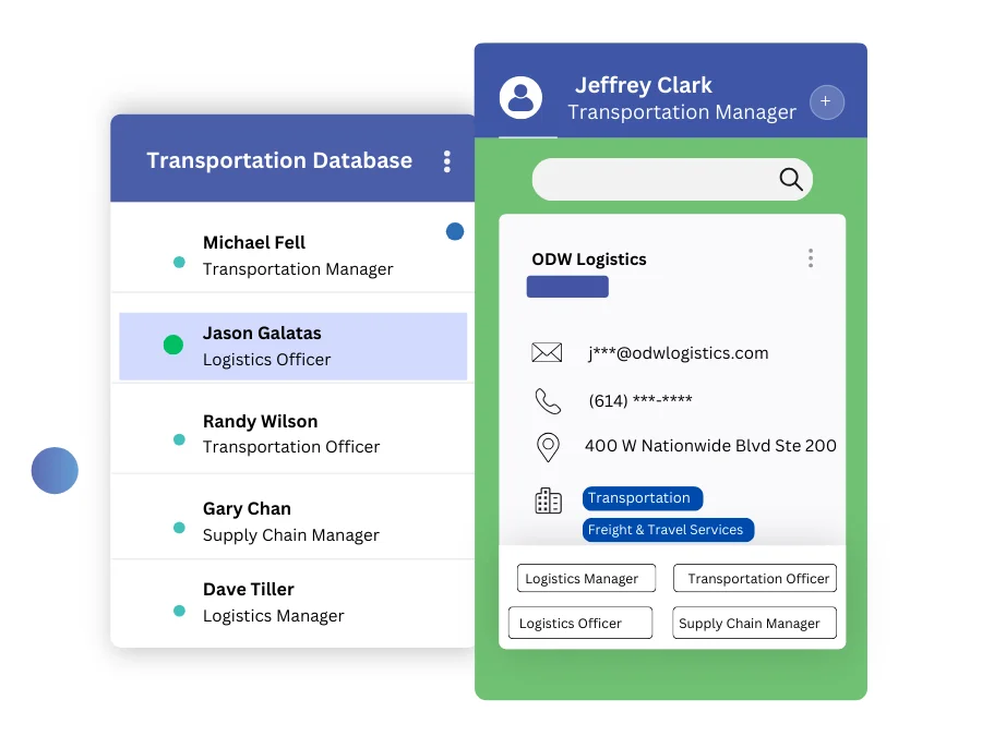 Transportation Industry Mailing List