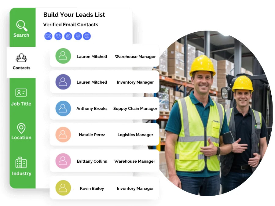 Warehouse Manager Email List